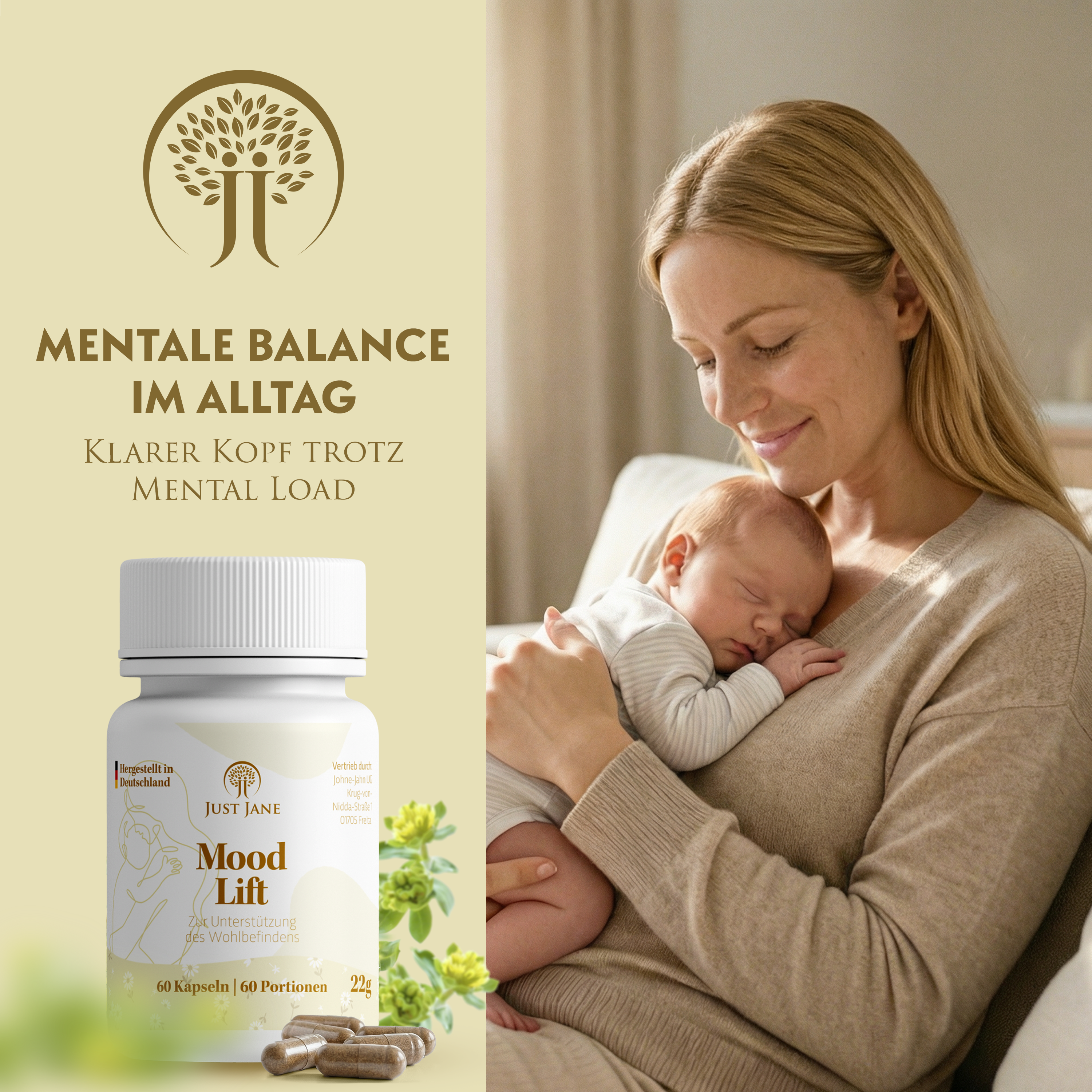 Mood Lift – Stimmungsbalance mit Ashwagandha & Rhodiola für Mamas - Johne-Jahn GmbH