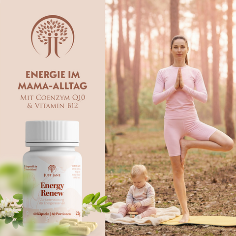 Energy Renew – Energie & Konzentration mit Coenzym Q10 & Vitamin B12 für Mamas - Johne-Jahn GmbH