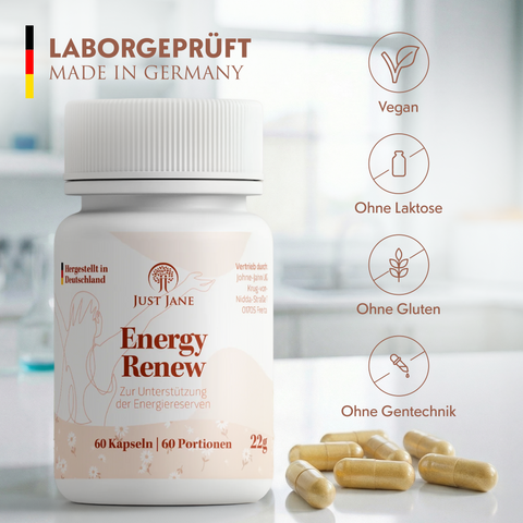 Energy Renew – Energie & Konzentration mit Coenzym Q10 & Vitamin B12 für Mamas - Johne-Jahn GmbH