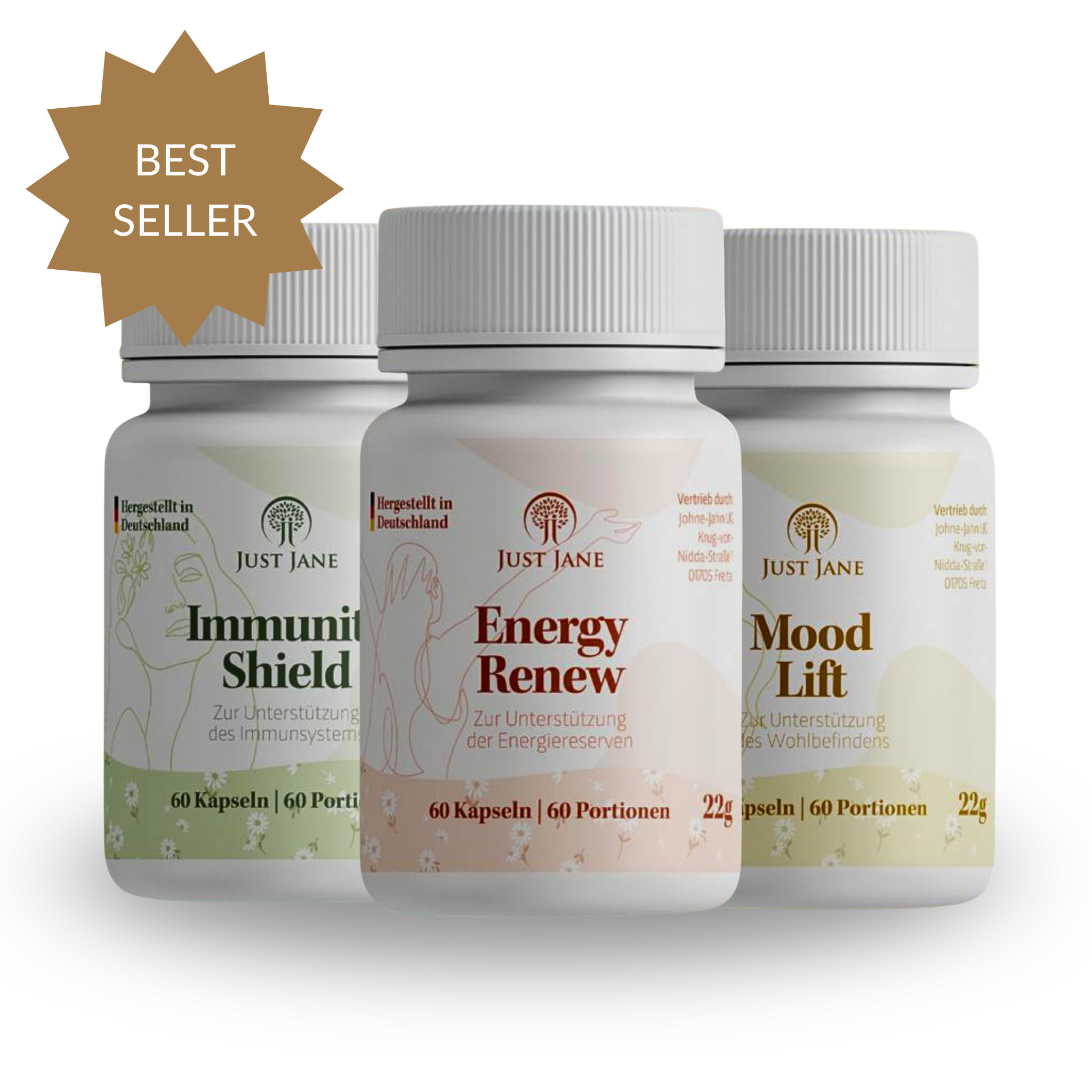 Alltagsheldinnen Bundle (Enery Renew, Immunity Shield, Mood Lift) Top Seller Bereich