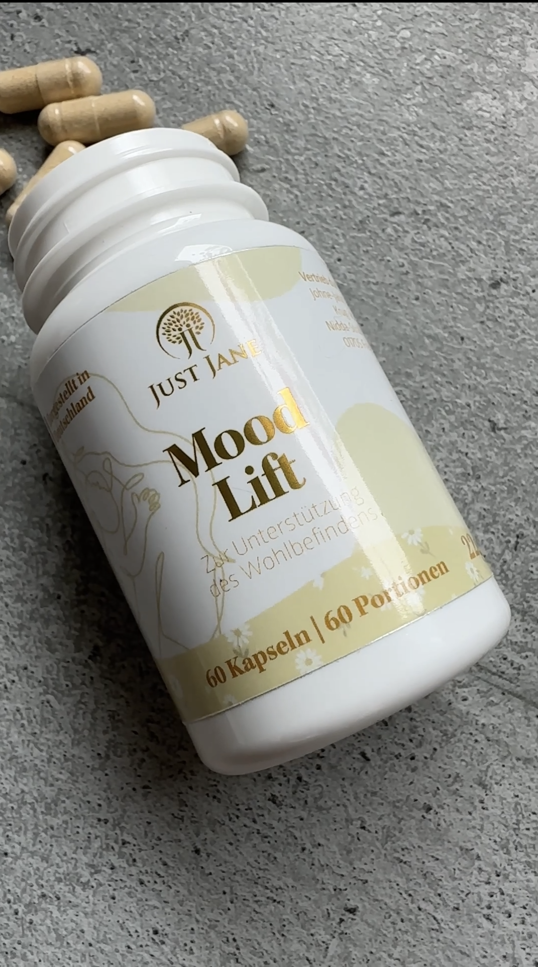 UGC Video von Mood Lift von Just Jane Premiumnahrungsergänzungsmittel für Mütter